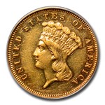 1885 $3 Proof Gold Indian Princess PR-58 PCGS