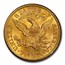 1885 $5 Liberty Gold Half Eagle MS-65 PCGS