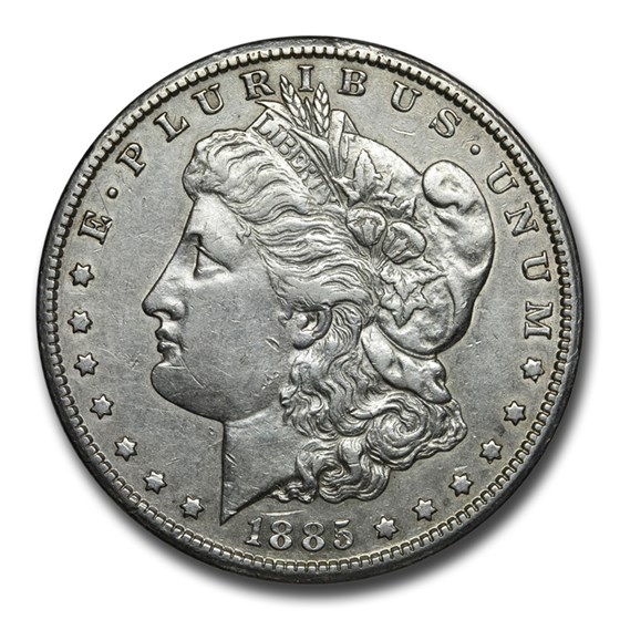 1885-CC Morgan Dollar AU 1885-CC Morgan Dollar AU