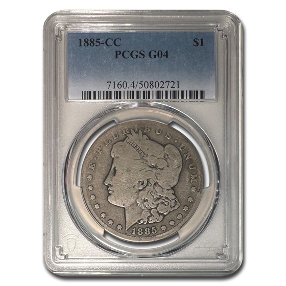 1885-CC Morgan Dollar Good-4 PCGS 1885-CC Morgan Dollar Good-4 PCGS