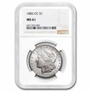 1885-CC Morgan Dollar MS-61 NGC
