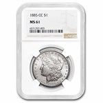 1885-CC Morgan Dollar MS-61 NGC