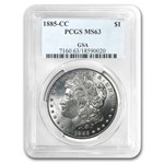 1885-CC Morgan Dollar MS-63 PCGS (GSA)