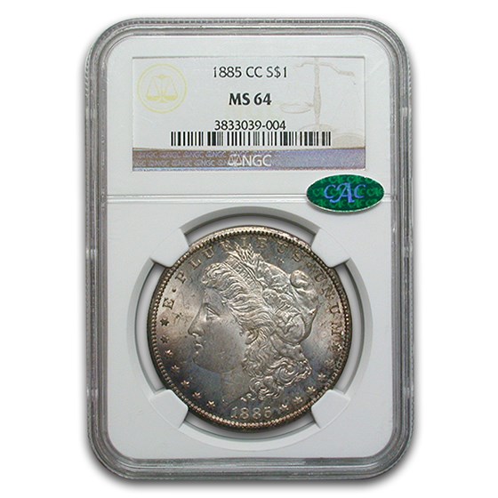 1885-CC Morgan Dollar MS-64 NGC CAC