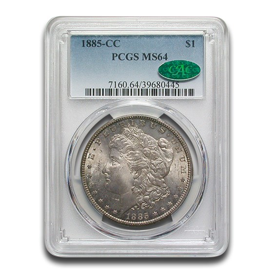 1885-CC Morgan Dollar MS-64 PCGS CAC