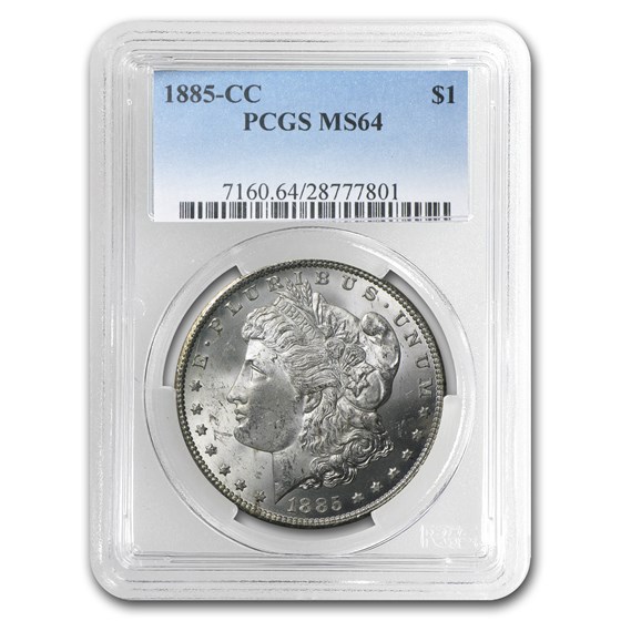 1885-CC Morgan Dollar MS-64 PCGS (Russet Toning) 1885-CC Morgan Dollar MS-64 PCGS (Russet Toning)
