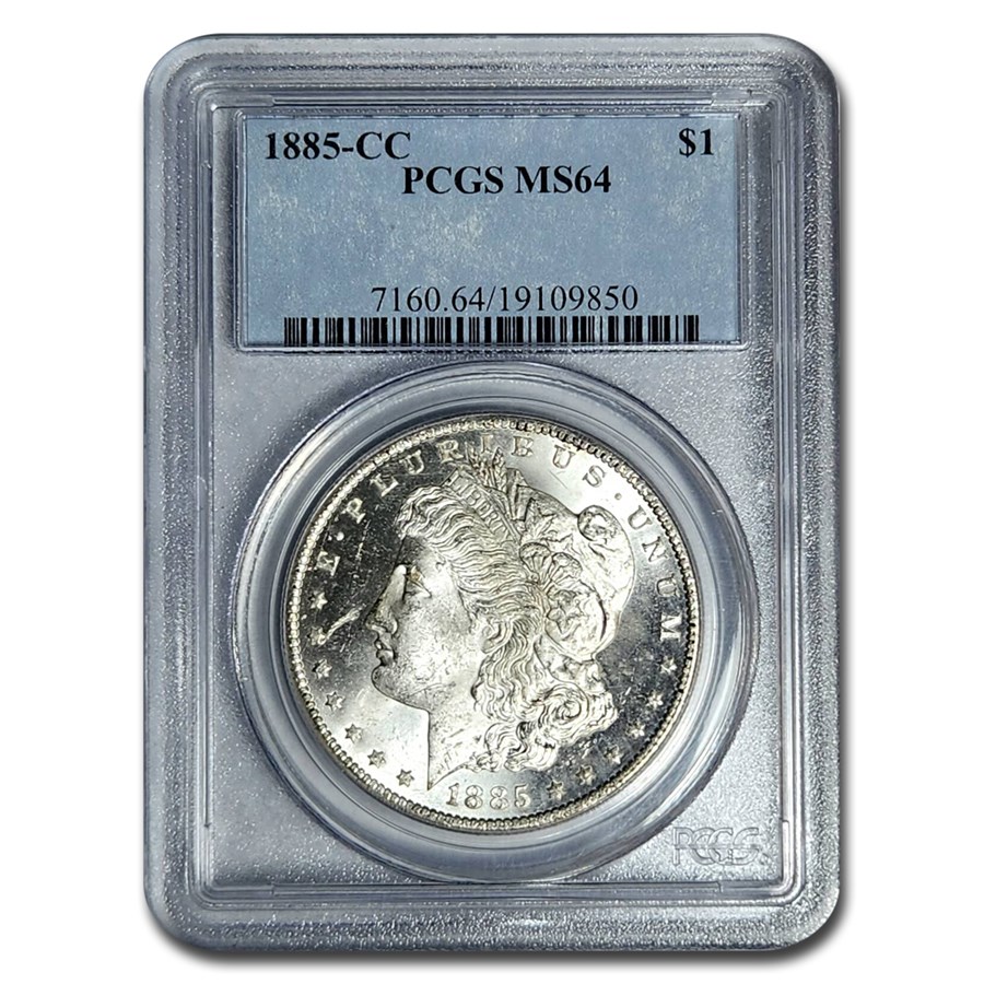 1885-CC Morgan Dollar MS-64 PCGS