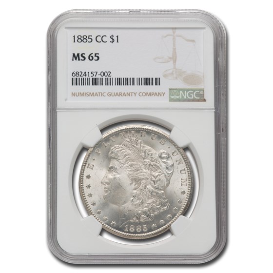 1885-CC Morgan Dollar MS-65 NGC