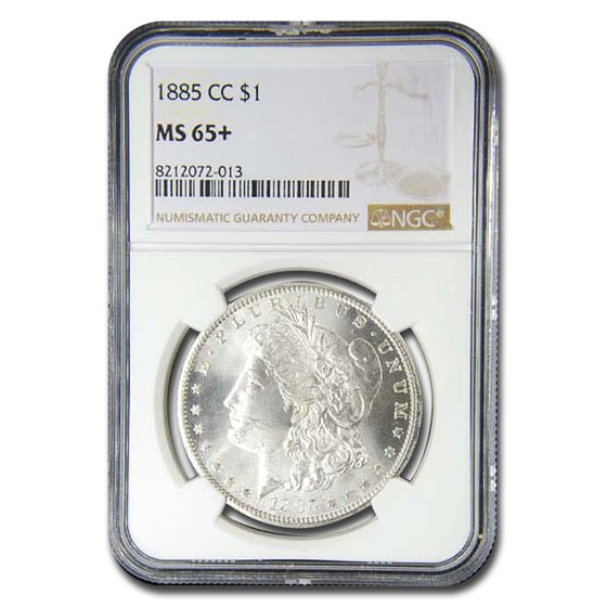 1885-CC Morgan Dollar MS-65+ NGC 1885-CC Morgan Dollar MS-65+ NGC