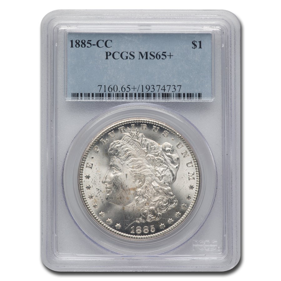 1885-CC Morgan Dollar MS-65+ PCGS