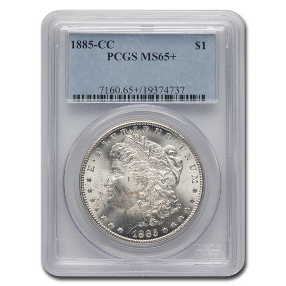 1885-CC Morgan Dollar MS-65+ PCGS 1885-CC Morgan Dollar MS-65+ PCGS