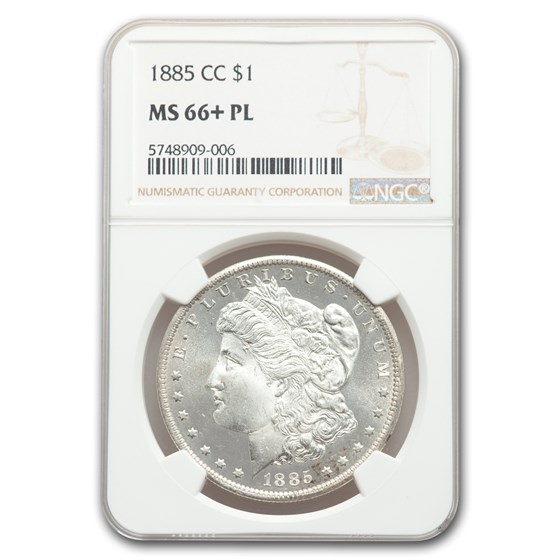 1885-CC Morgan Dollar MS-66+ PL NGC 1885-CC Morgan Dollar MS-66+ PL NGC