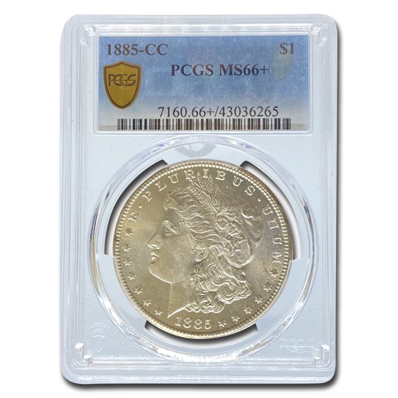 1885-CC Morgan Dollar MS-66+ Plus PCGS 1885-CC Morgan Dollar MS-66+ Plus PCGS
