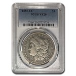 1885-CC Morgan Dollar VF-20 PCGS