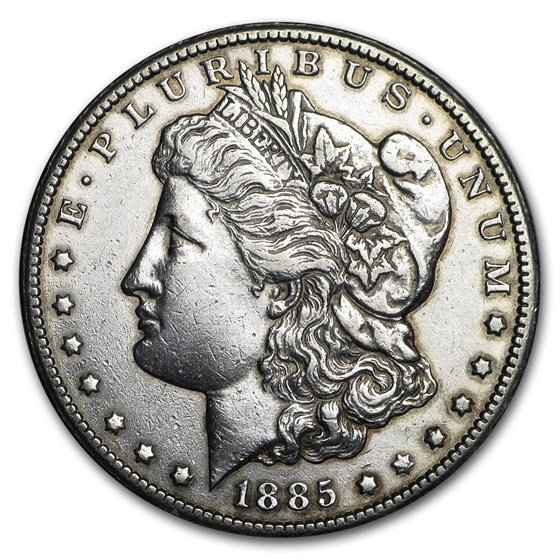 1885-CC Morgan Dollar XF Details (Cleaned) 1885-CC Morgan Dollar XF Details (Cleaned)