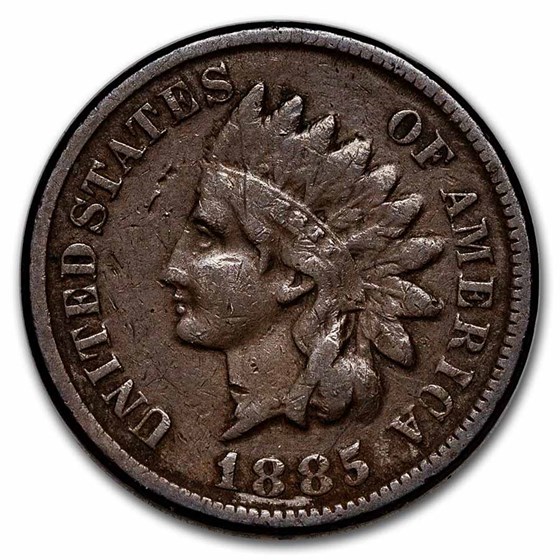 1885 Indian Head Cent Fine 1885 Indian Head Cent Fine