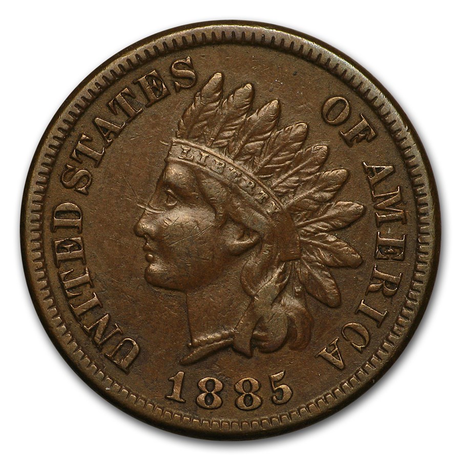 1885 Indian Head Cent XF