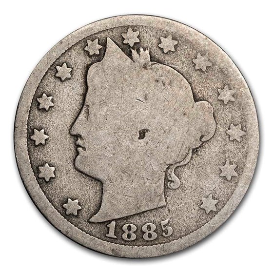 1885 Liberty Head V Nickel AG 1885 Liberty Head V Nickel AG