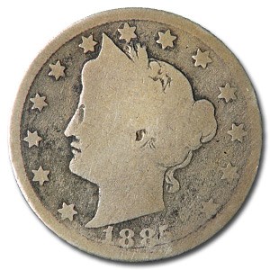 1885 Liberty Head V Nickel Good Obv/AG Rev 1885 Liberty Head V Nickel Good Obv/AG Rev