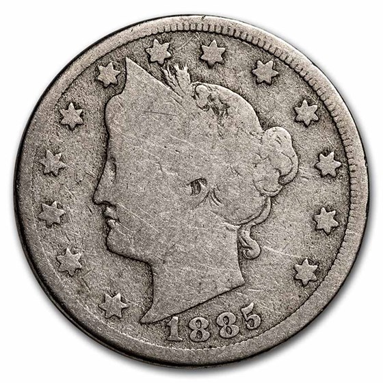 1885 Liberty Head V Nickel Good