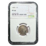 1885 Liberty Head V Nickel PF-66 NGC