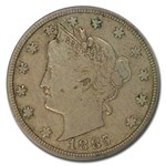 1885 Liberty Head V Nickel VF-20 PCGS