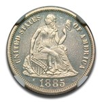 1885 Liberty Seated Dime PF-67 Cameo NGC