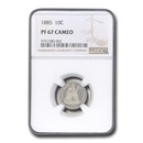 1885 Liberty Seated Dime PF-67 Cameo NGC