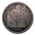 1885 Liberty Seated Dime PR-67 PCGS CAC