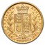 1885-M Australia Gold Sovereign Victoria Shield AU
