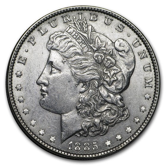 1885 Morgan Dollar AU 1885 Morgan Dollar AU