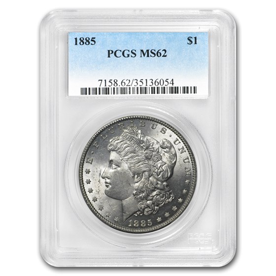 1885 Morgan Dollar MS-62 PCGS 1885 Morgan Dollar MS-62 PCGS