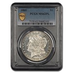 1885 Morgan Dollar MS-62 PL PCGS