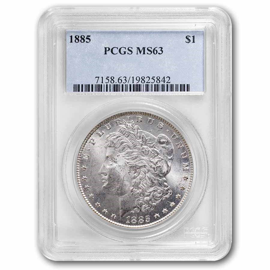 1885 Morgan Dollar MS-63 PCGS