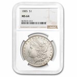 1885 Morgan Dollar MS-64 NGC