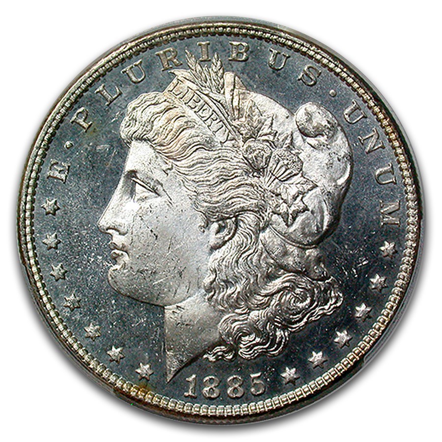 1885 Morgan Dollar MS-64 PL PCGS