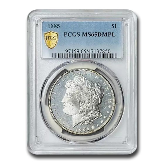 1885 Morgan Dollar MS-65 DMPL PCGS 1885 Morgan Dollar MS-65 DMPL PCGS