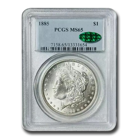 1885 Morgan Dollar MS-65 PCGS CAC 1885 Morgan Dollar MS-65 PCGS CAC