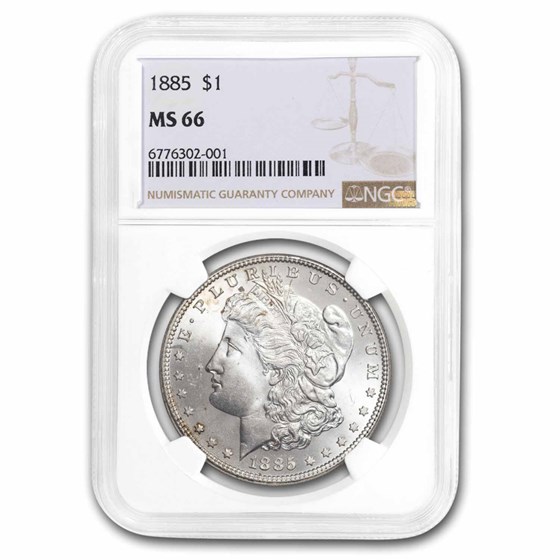 1885 Morgan Dollar MS-66 NGC