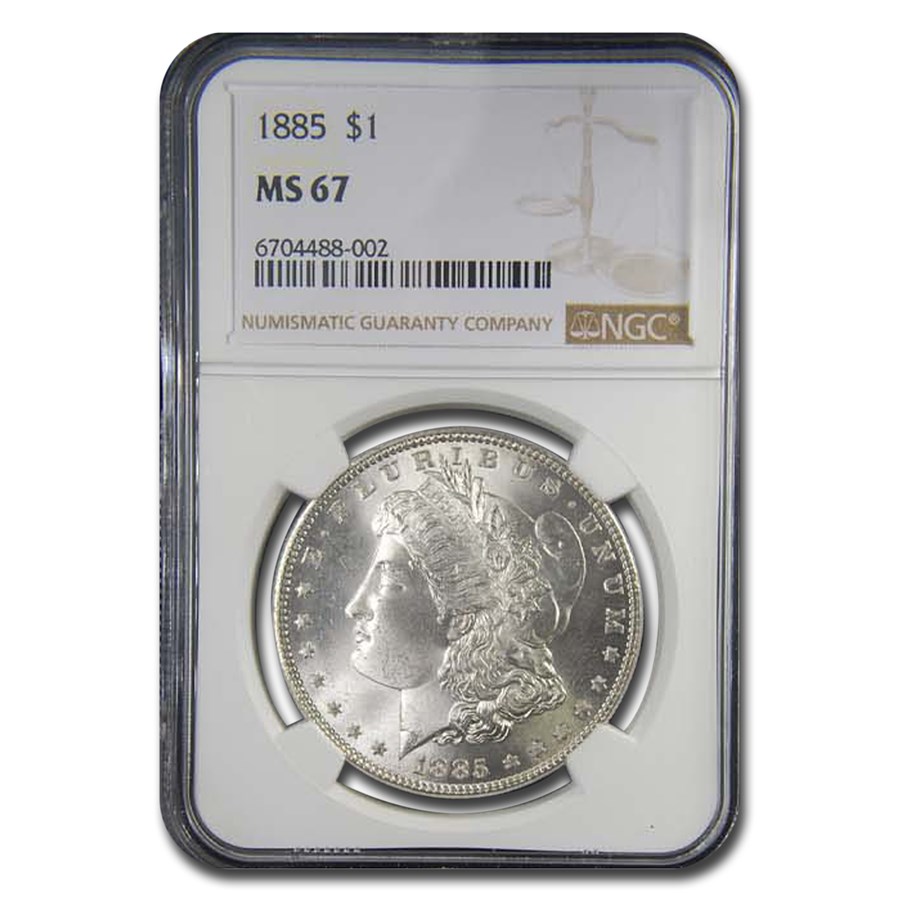 1885 Morgan Dollar MS-67 NGC