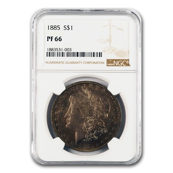 1885 Morgan Dollar PF-66 NGC 1885 Morgan Dollar PF-66 NGC