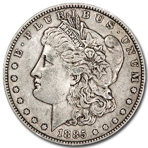 1885 Morgan Dollar XF 1885 Morgan Dollar XF