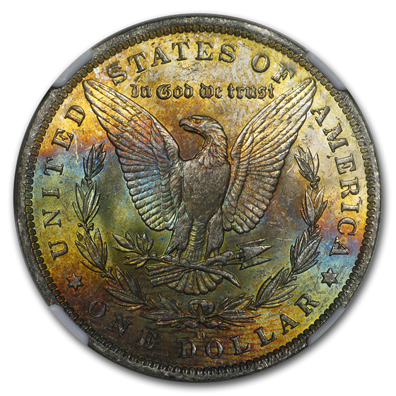 1885-O Morgan Dollar MS-63 NGC (Beautifully Toned) 1885-O Morgan Dollar MS-63 NGC (Beautifully Toned)