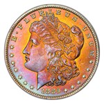 1885-O Morgan Dollar MS-63 PCGS (Beautiful Toning)