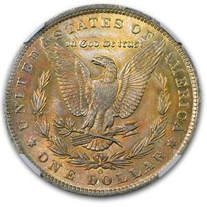 1885-O Morgan Dollar MS-64 PCGS (Rev Toning) 1885-O Morgan Dollar MS-64 PCGS (Rev Toning)