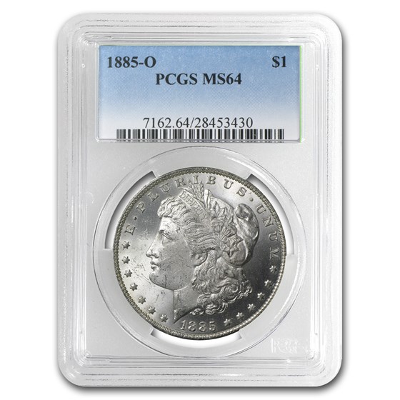 1885-O Morgan Dollar MS-64 PCGS 1885-O Morgan Dollar MS-64 PCGS