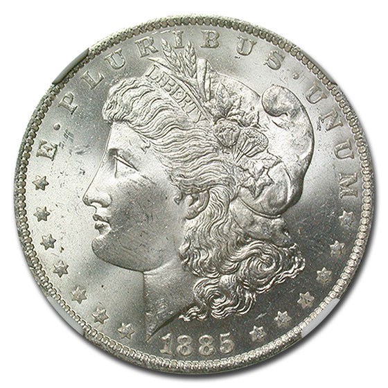1885-O Morgan Dollar MS-65+ NGC