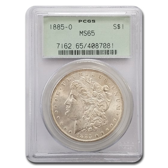 1885-O Morgan Dollar MS-65 PCGS (OGH)