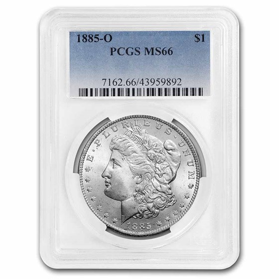 1885-O Morgan Dollar MS-66 PCGS 1885-O Morgan Dollar MS-66 PCGS