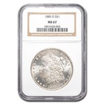 1885-O Morgan Dollar MS-67 NGC